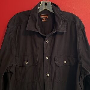 Boulder Creek Black Denim Shirt XL Tall